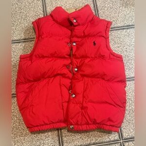 Ralph Lauren Polo Puffer Vest Boys size small 8